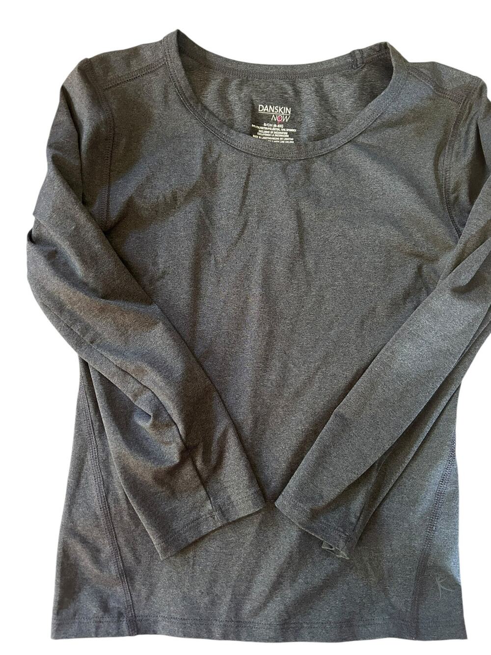 Danskin Grey Athletic Shirt size 6